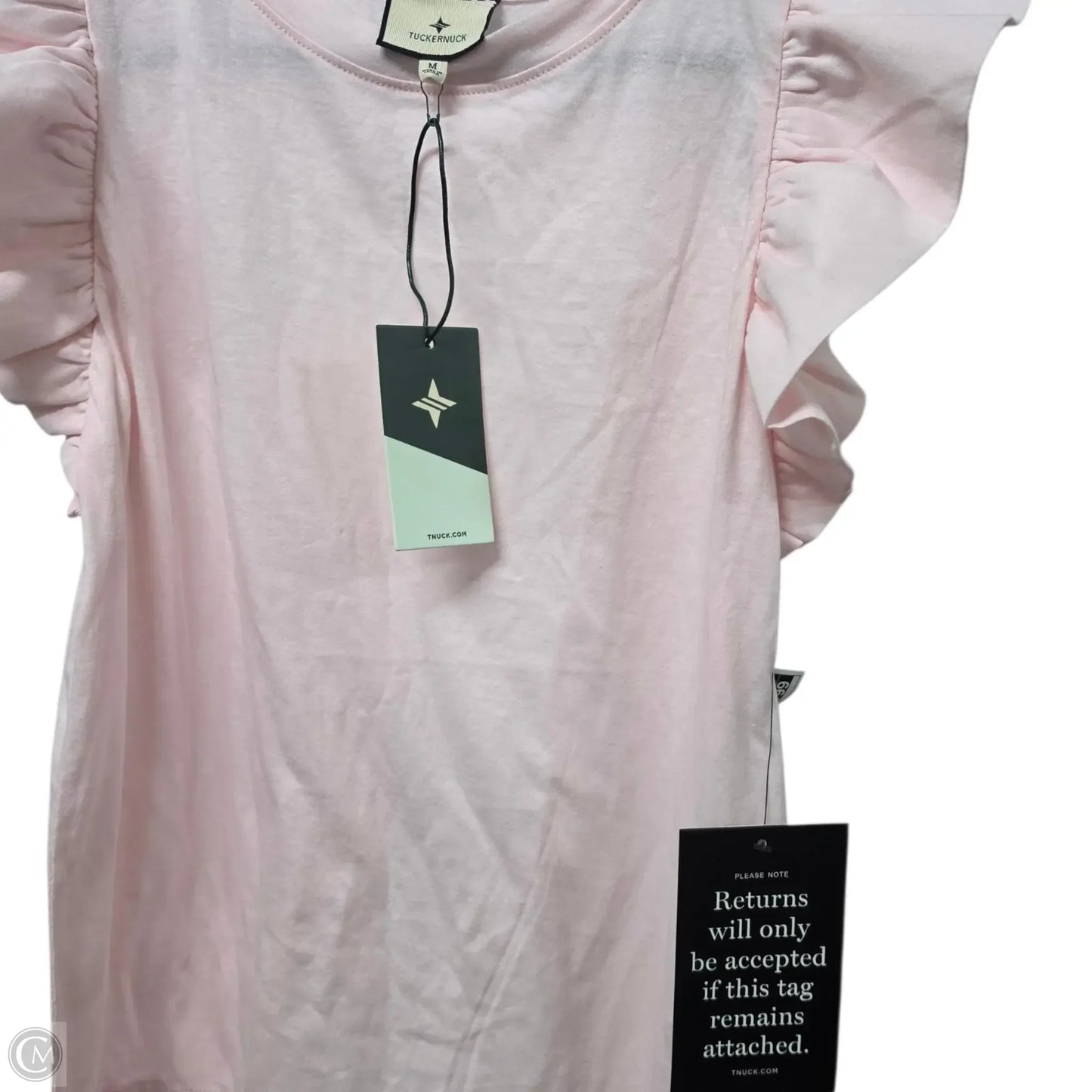 Top Short Sleeve Basic By Tuckernuck In Pink, Size: M