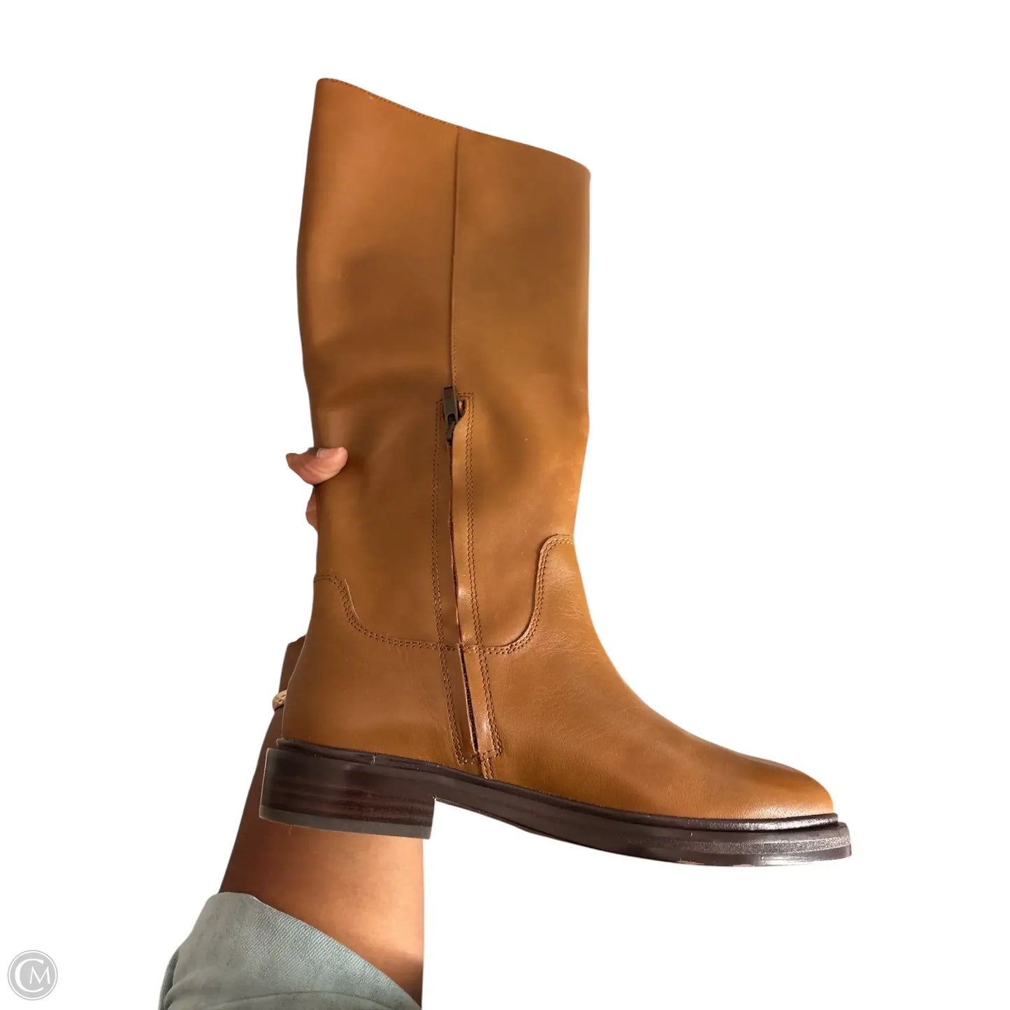 Boots Leather By Madewell In Brown, Size: 7