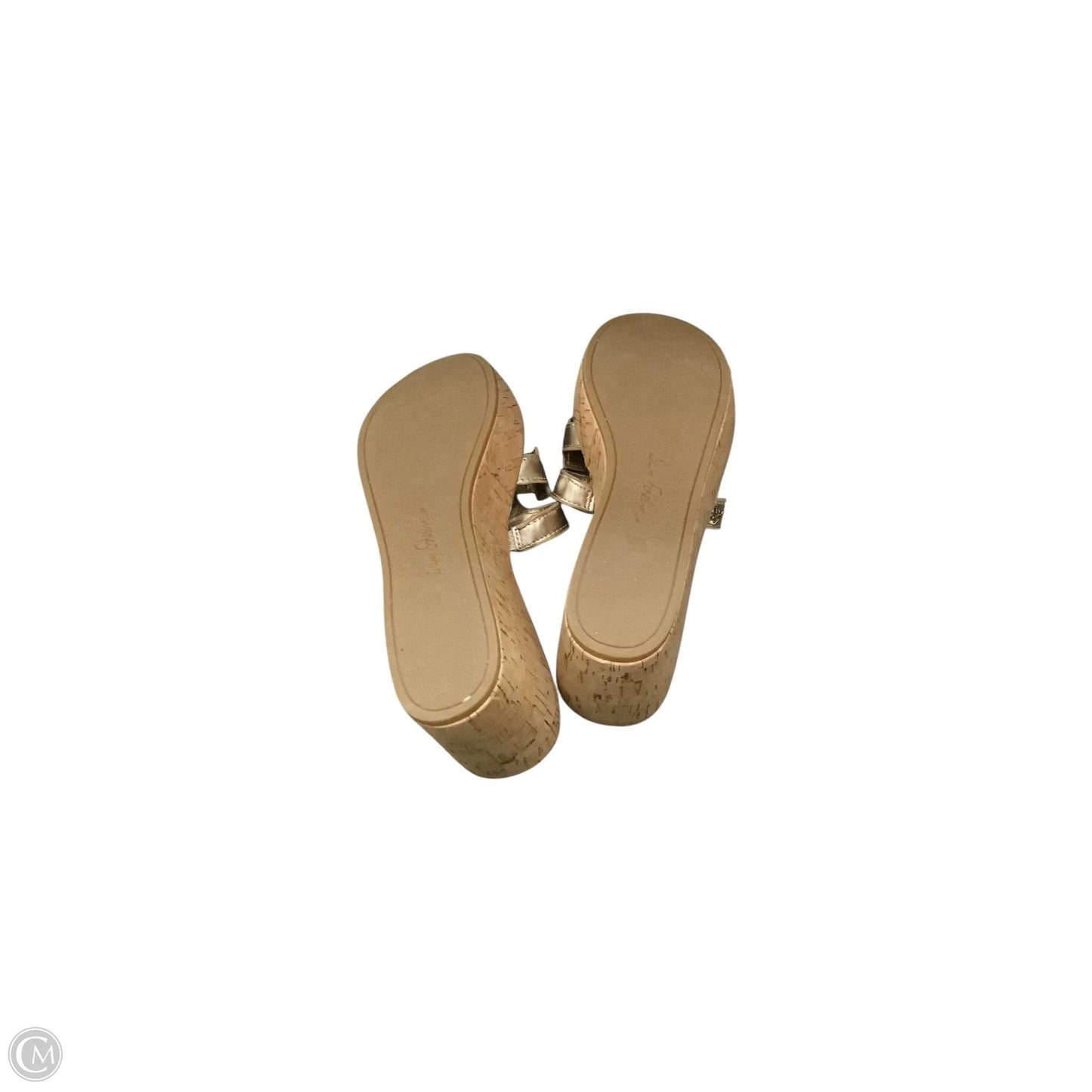 Sandals Heels Wedge By Sam Edelman In Gold, Size: 7