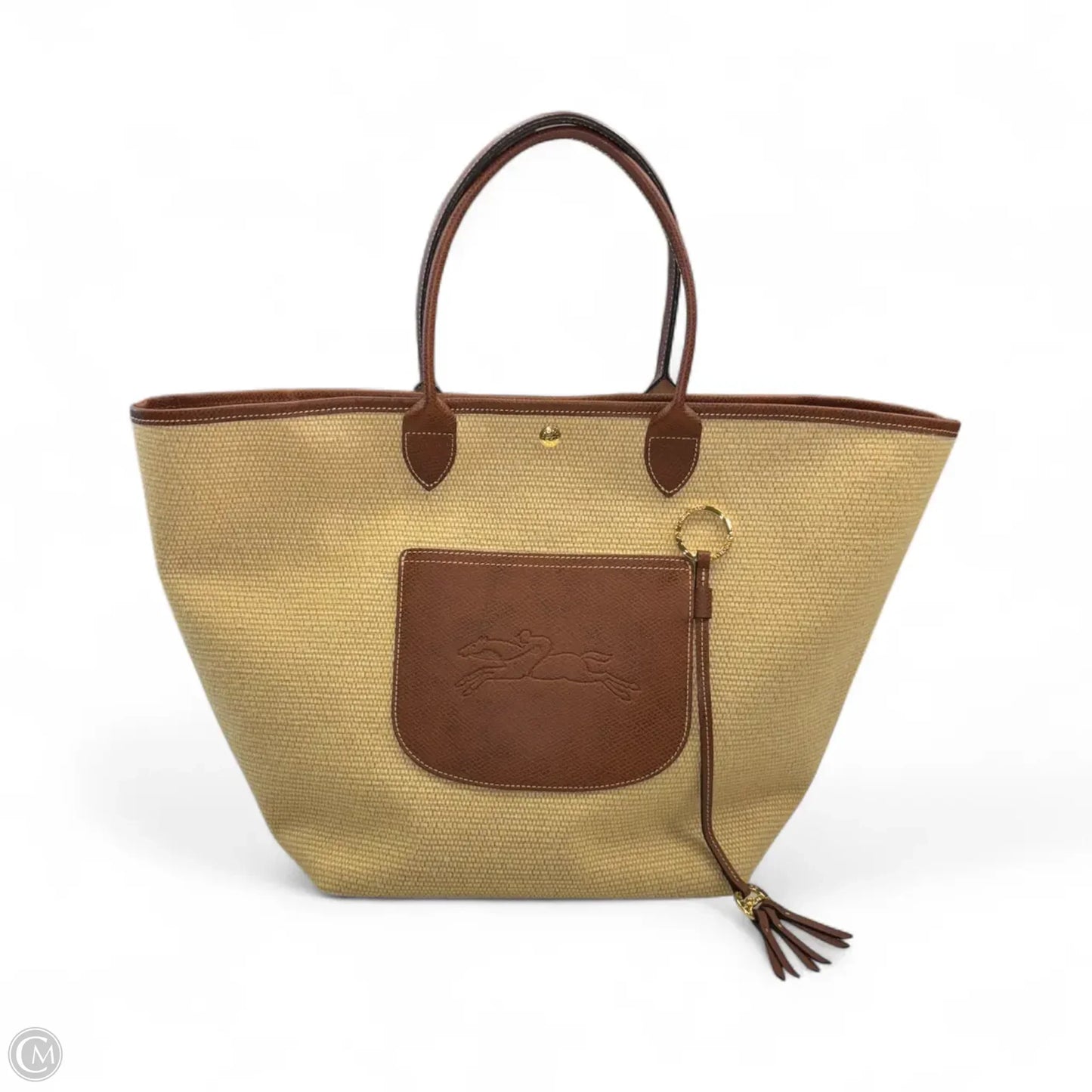 Handbag Designer By Longchamp, Size: Large