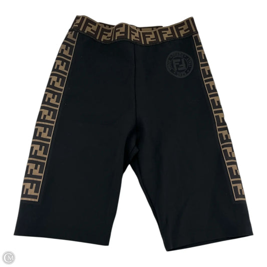 Shorts Luxury Designer By Fendi In Black, Size: 0