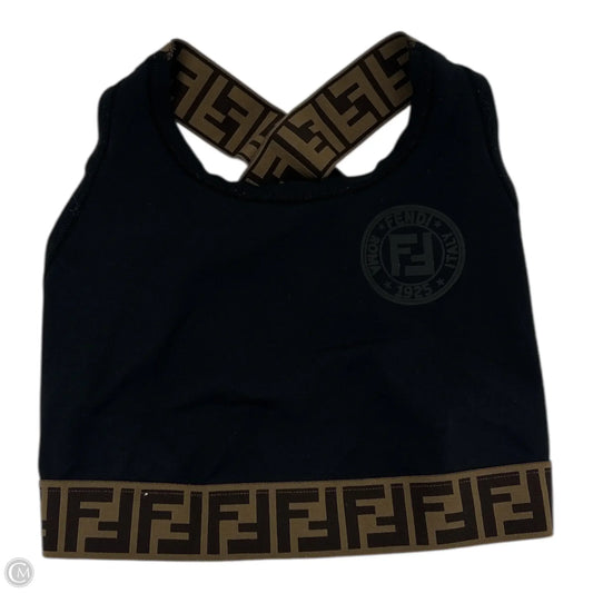 Tank Top Luxury Designer By Fendi In Black