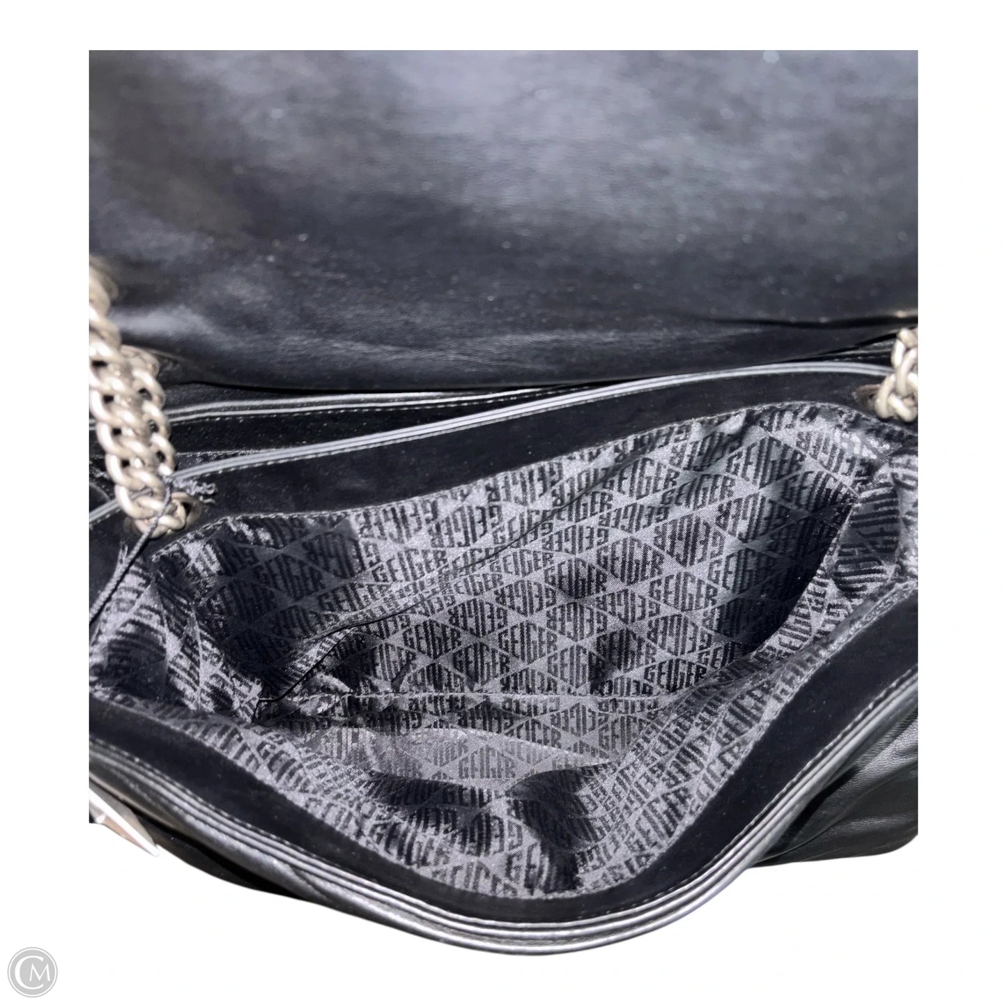 Handbag Leather By Kurt Geiger London, Size: Large