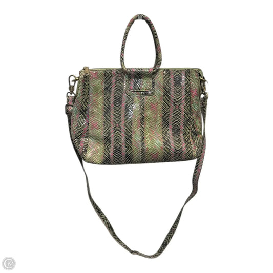 Handbag Leather By Hobo Intl, Size: Medium