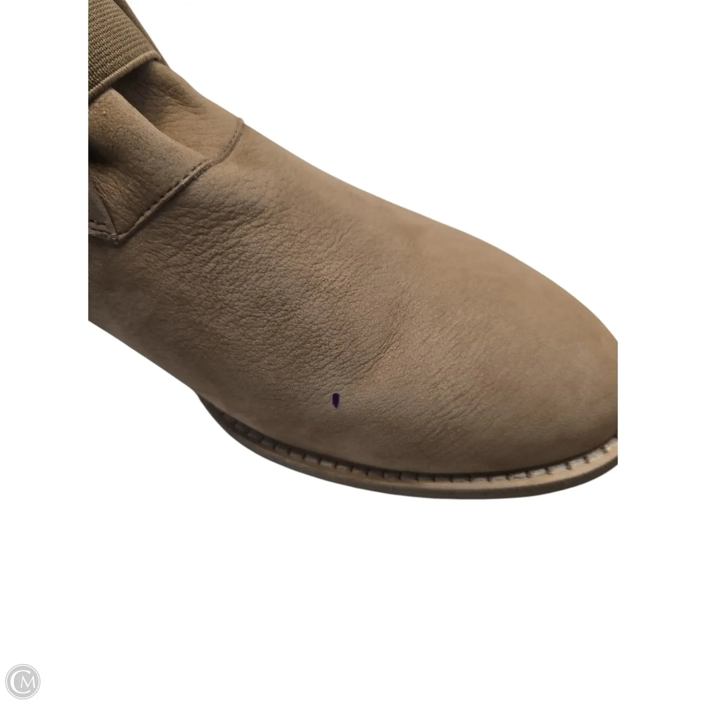 Boots Ankle Flats By Eileen Fisher In Tan, Size: 9