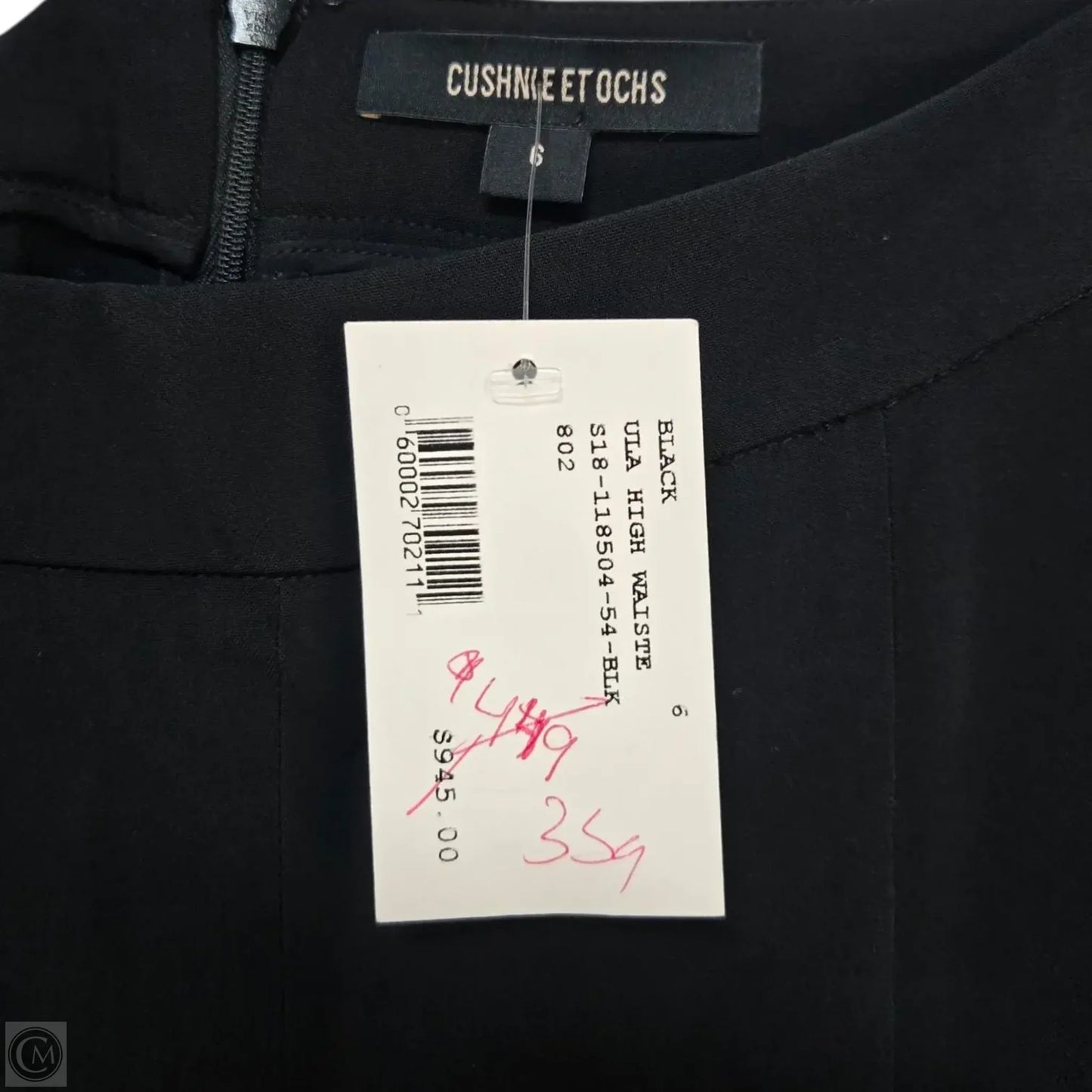 Pants Dress By CUSHNIE ET OCHS In Black, Size: 6
