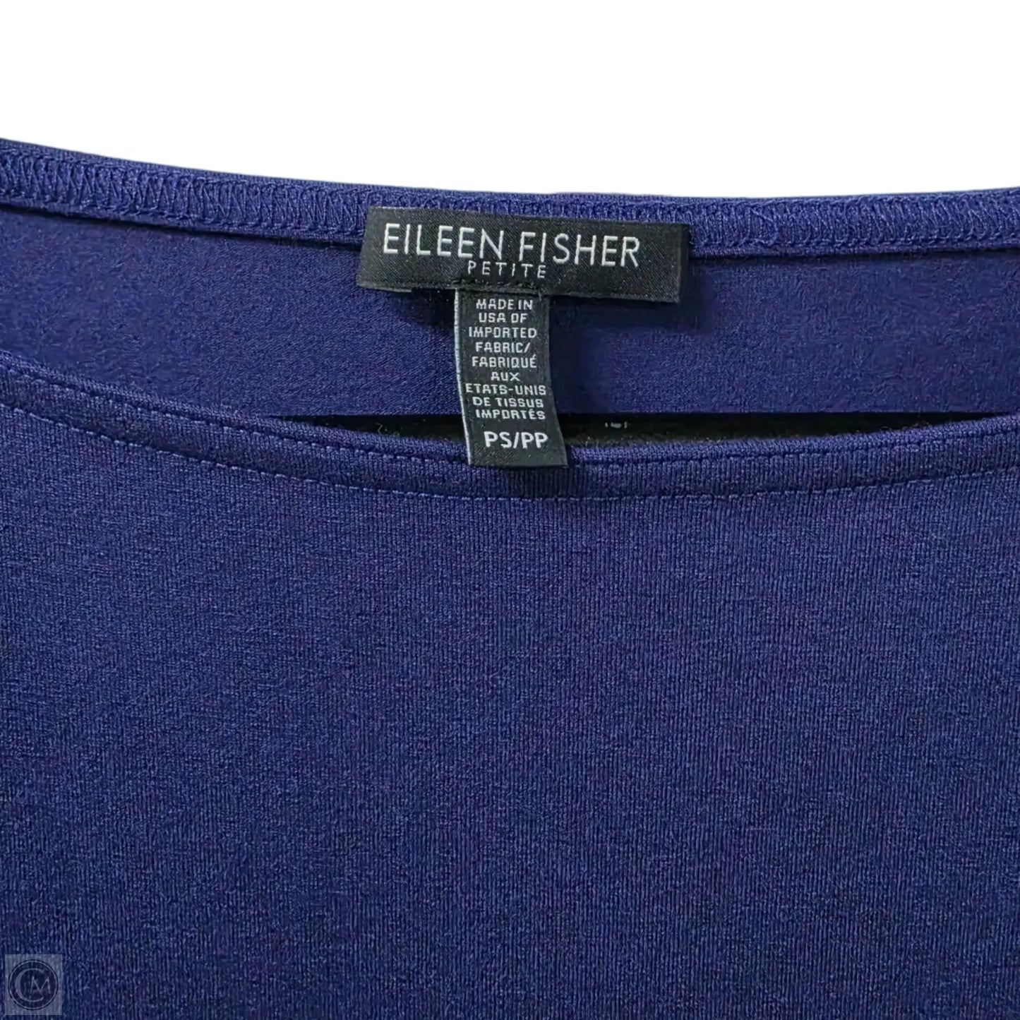 Top Short Sleeve By Eileen Fisher In Purple, Size: Sp