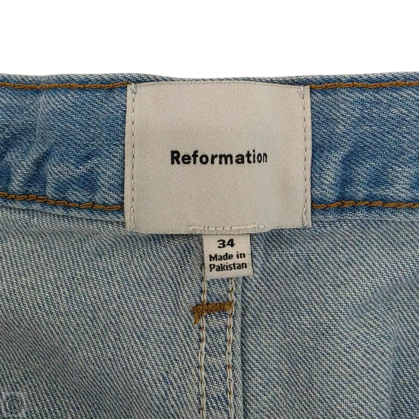Pants Wide Leg By Reformation In Blue, Size: 18