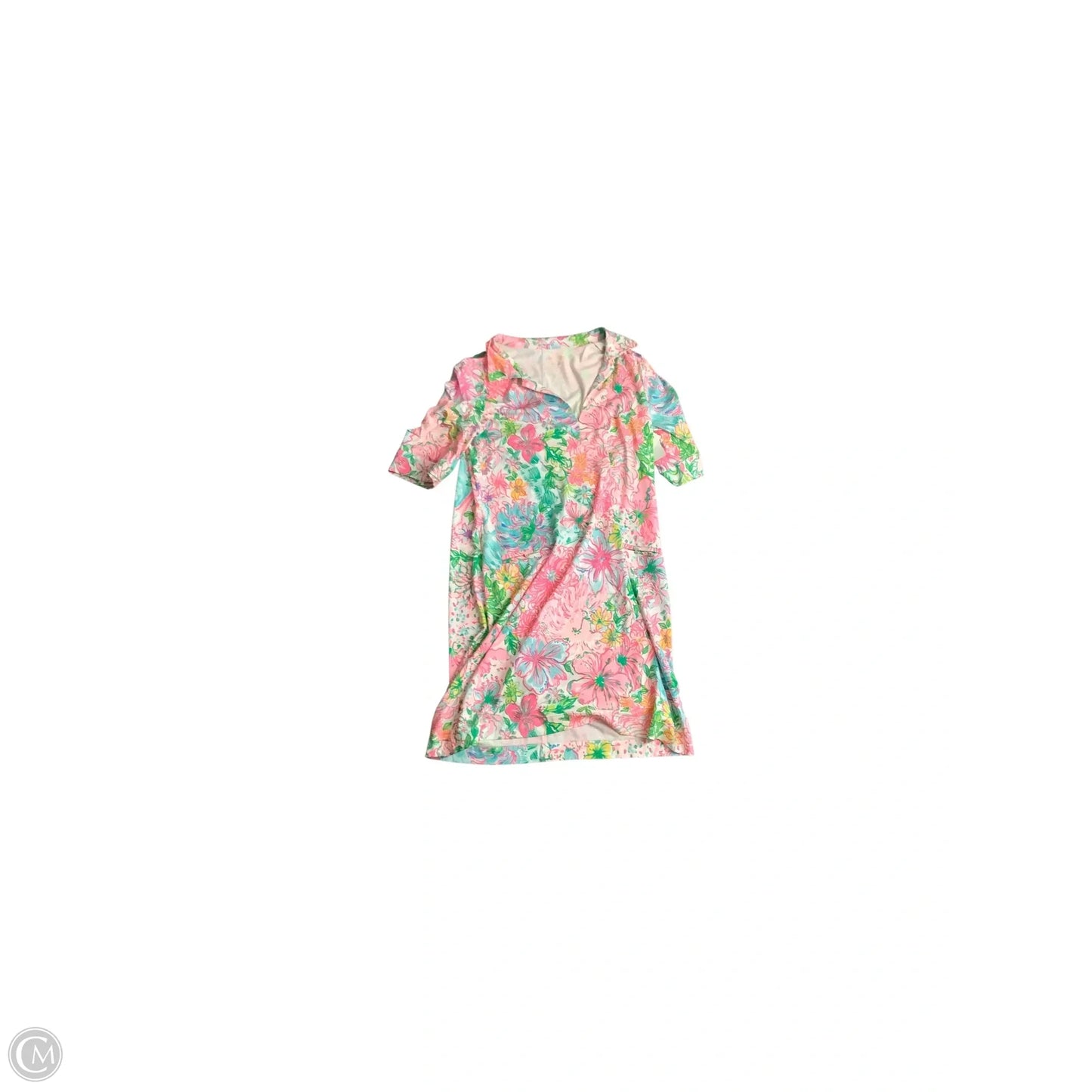 Dress Designer By Lilly Pulitzer In Floral Print, Size: Xl