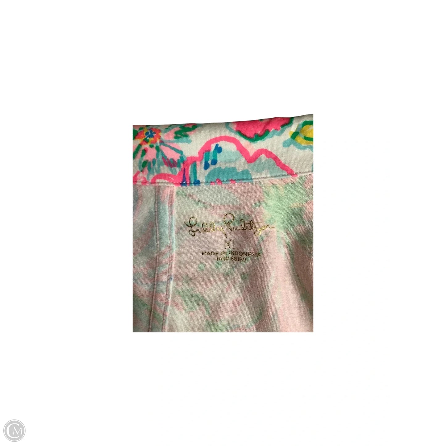 Dress Designer By Lilly Pulitzer In Floral Print, Size: Xl