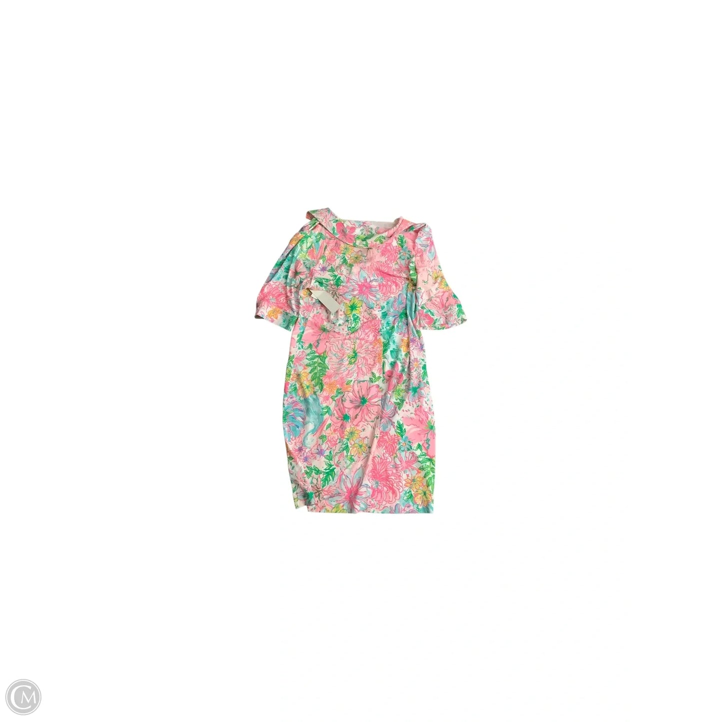 Dress Designer By Lilly Pulitzer In Floral Print, Size: Xl