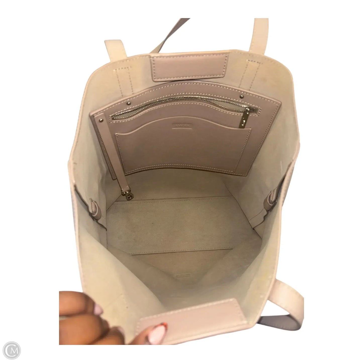 Handbag Leather By Clothes Mentor, Size: Large