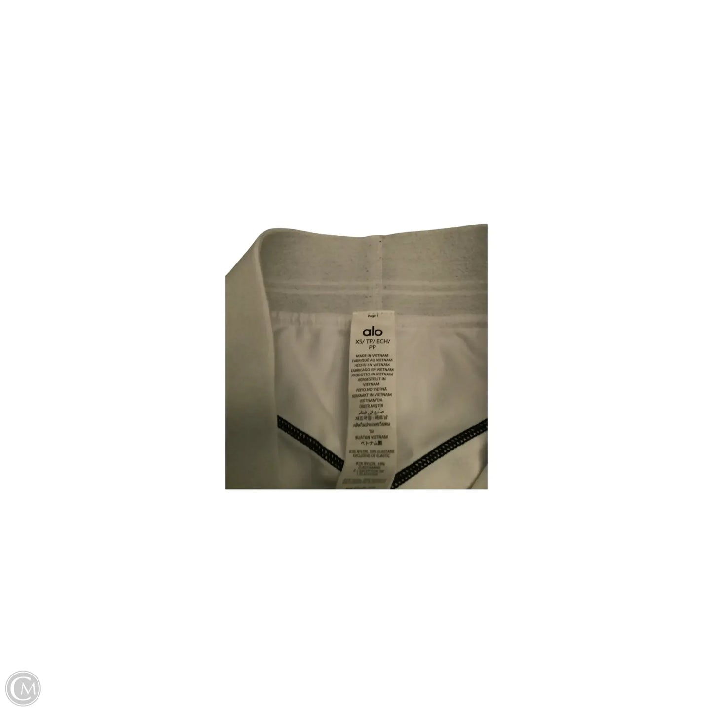 Athletic Leggings By Alo In White, Size: Xs