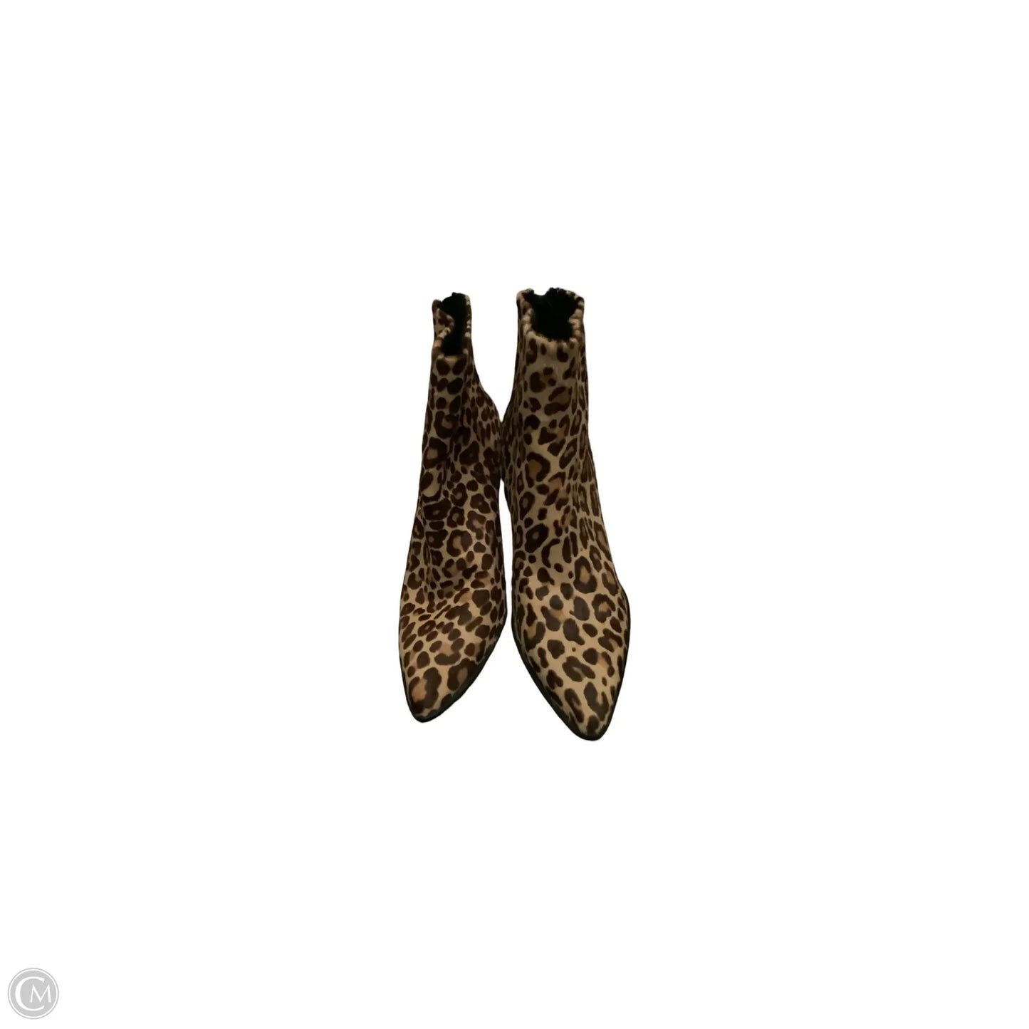 Boots Ankle Heels By Dolce Vita In Animal Print, Size: 7.5