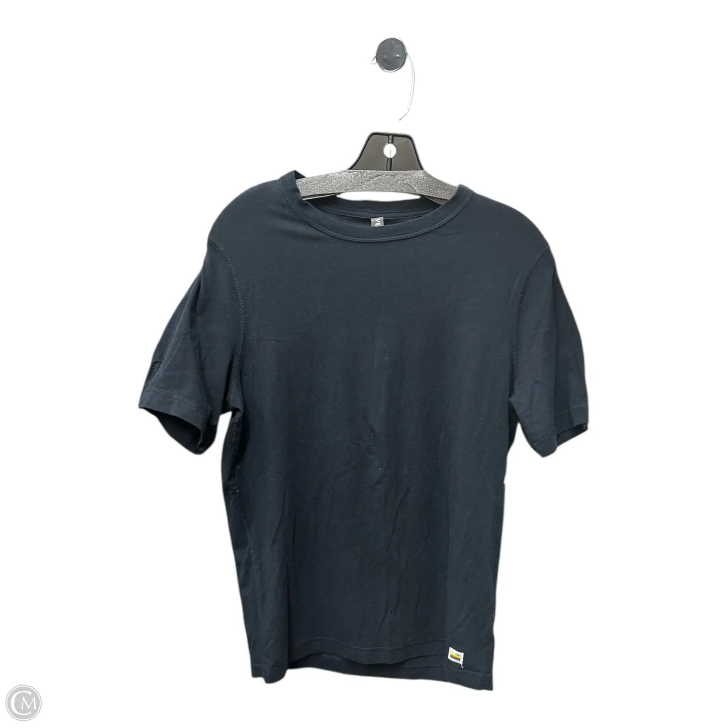 Athletic Top Short Sleeve By Vuori In Blue, Size: S