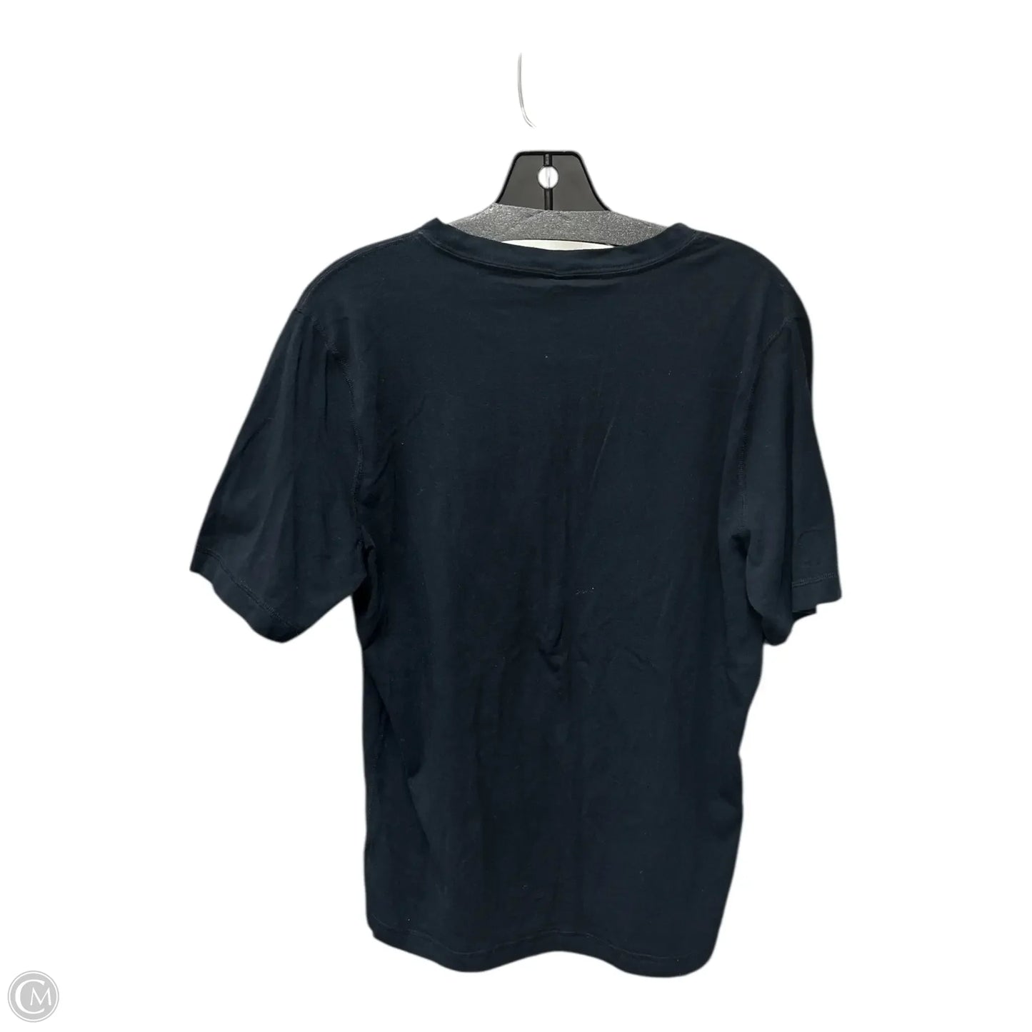 Athletic Top Short Sleeve By Vuori In Blue, Size: S