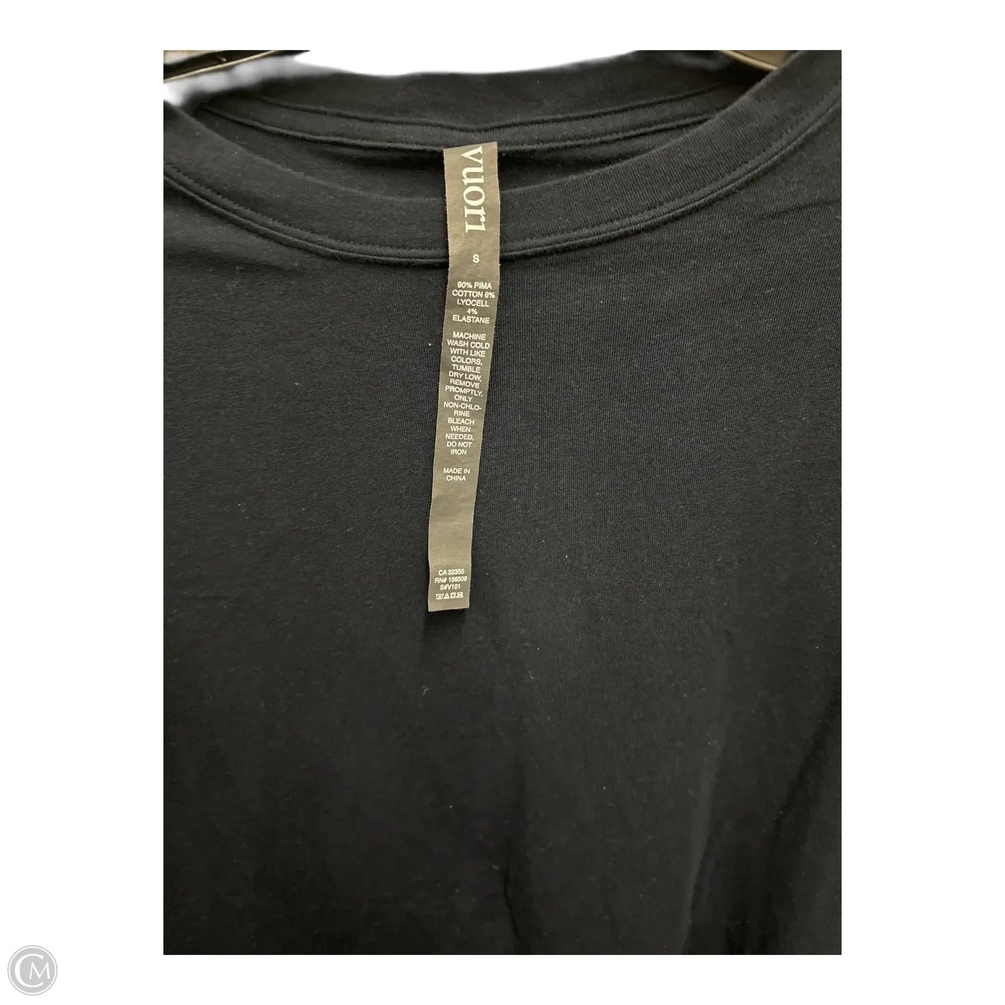 Athletic Top Short Sleeve By Vuori In Blue, Size: S