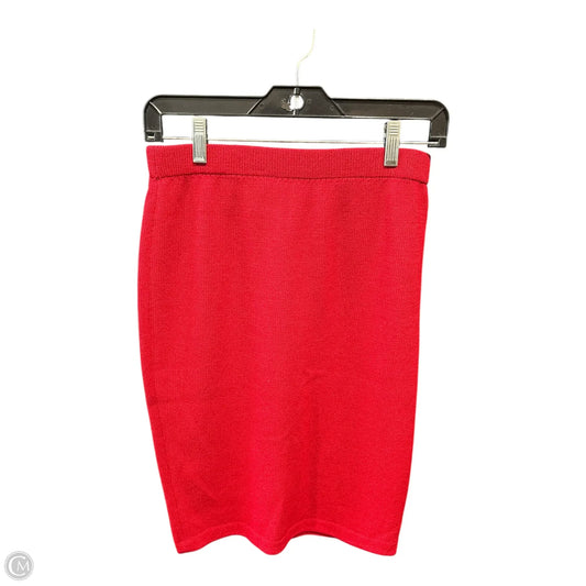 Skirt Luxury Designer By St John Collection In Red, Size: 14