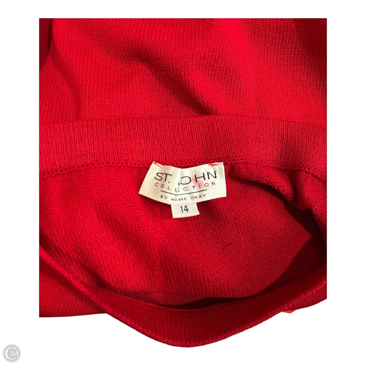 Skirt Luxury Designer By St John Collection In Red, Size: 14