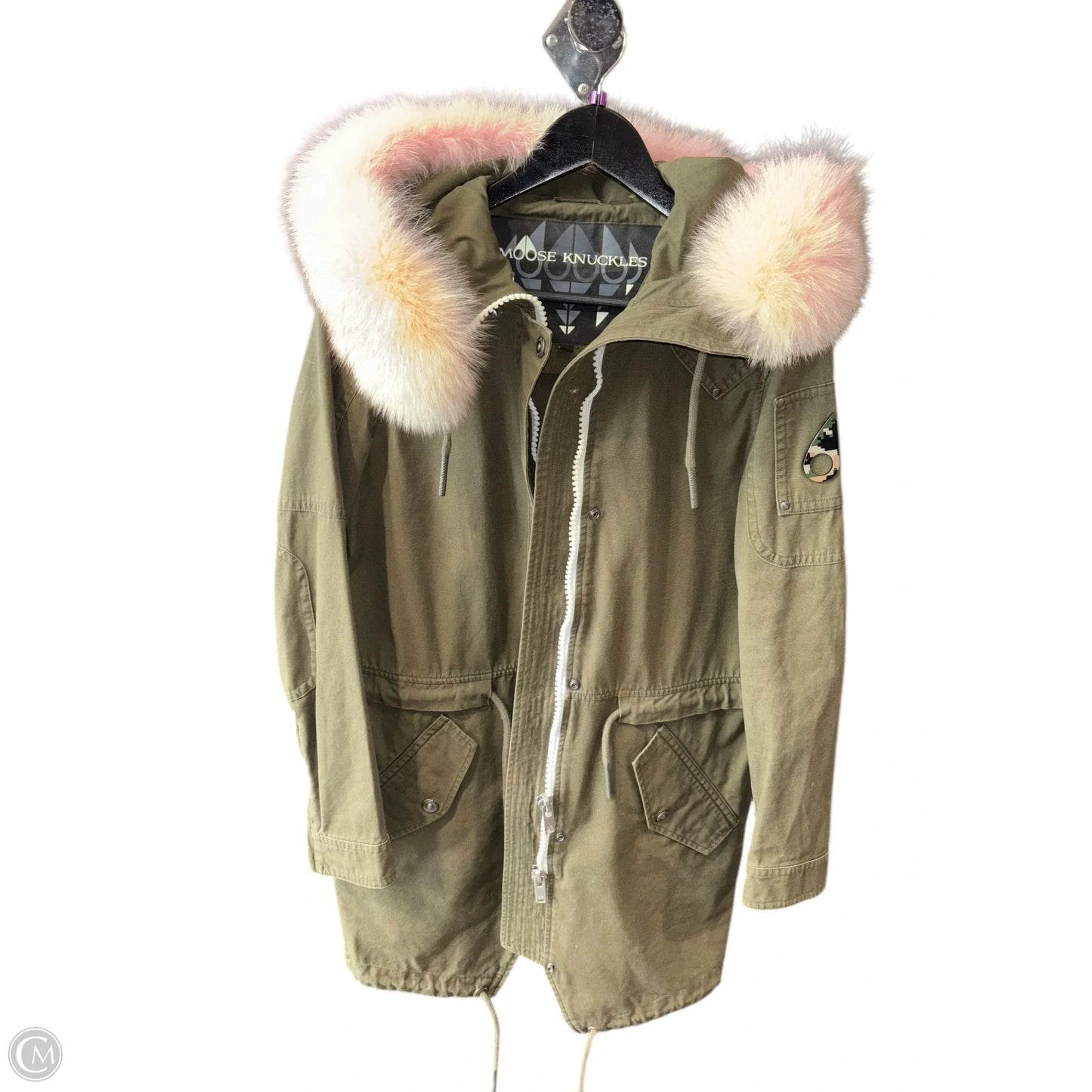 MAINVILLE CANVAS PARKA Coat Parka By MOOSE KNUCKLES In Green, Size: Xs