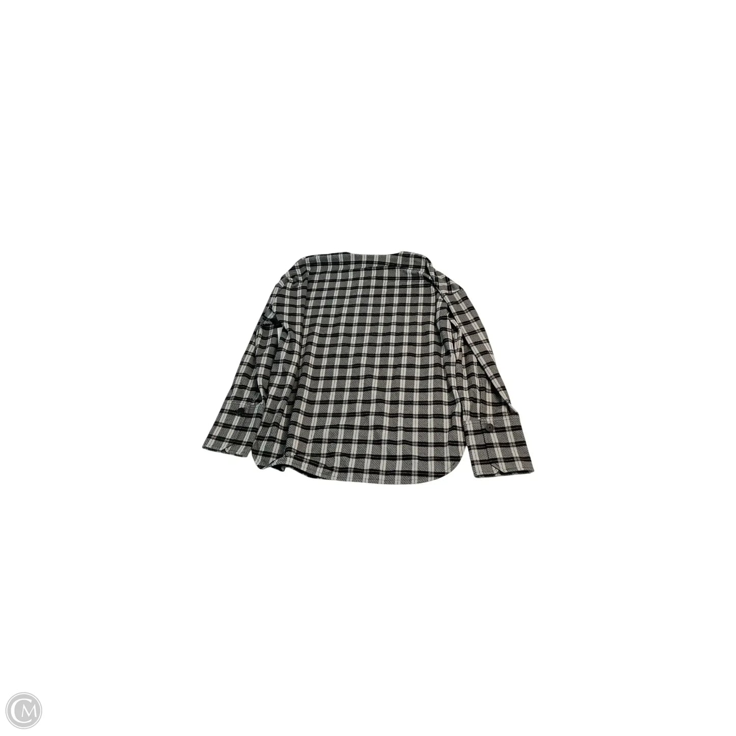 Top Long Sleeve By Cma In Plaid Pattern, Size: L