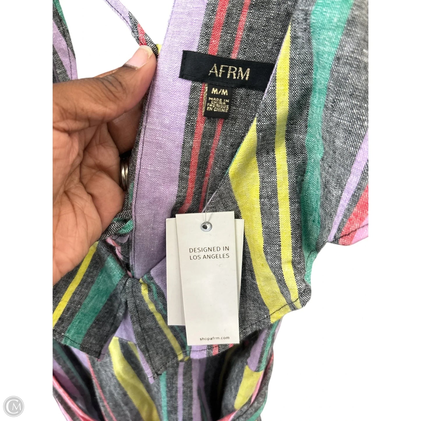 Jumpsuit By Afrm In Striped Pattern, Size: M