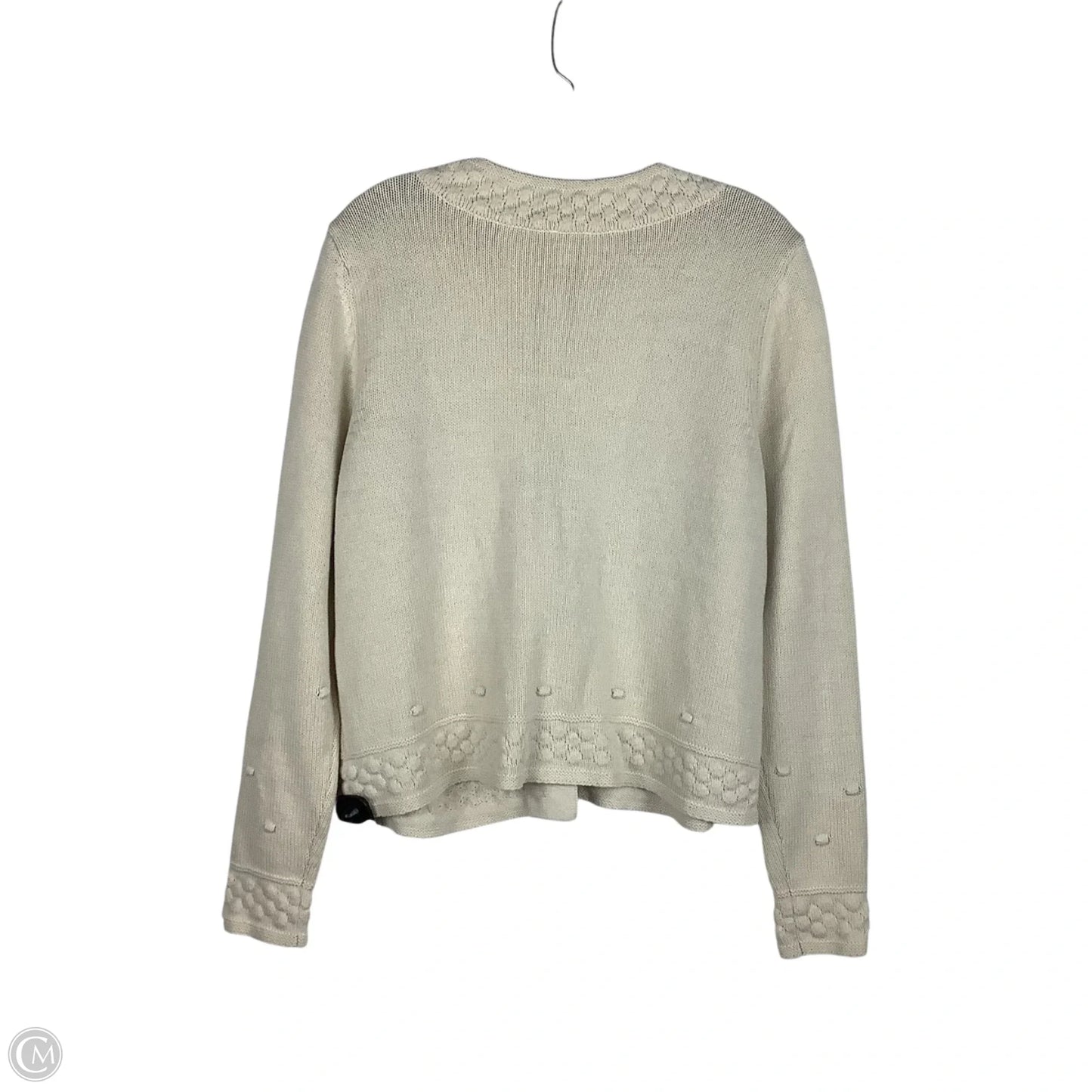 Sweater Cardigan By Cabi In Cream, Size: M