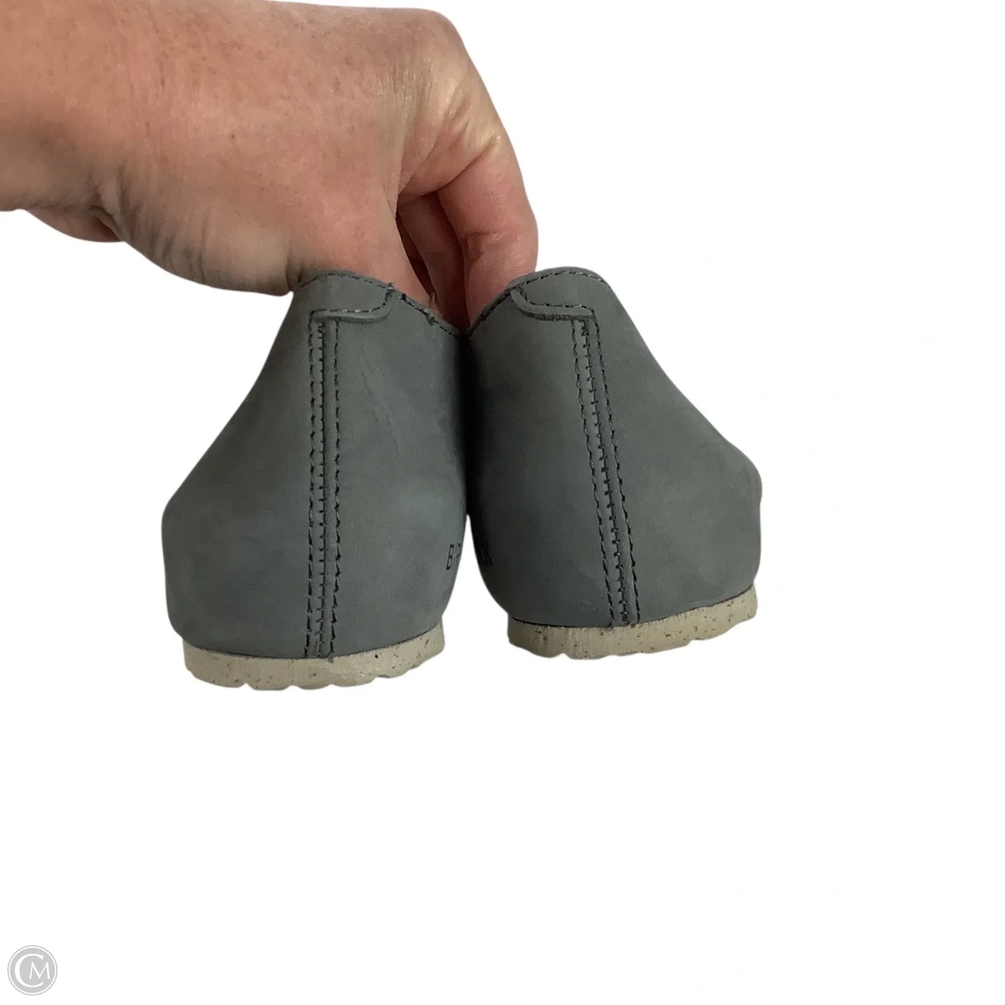 Shoes Flats By Birkenstock In Grey, Size: 8 (39)