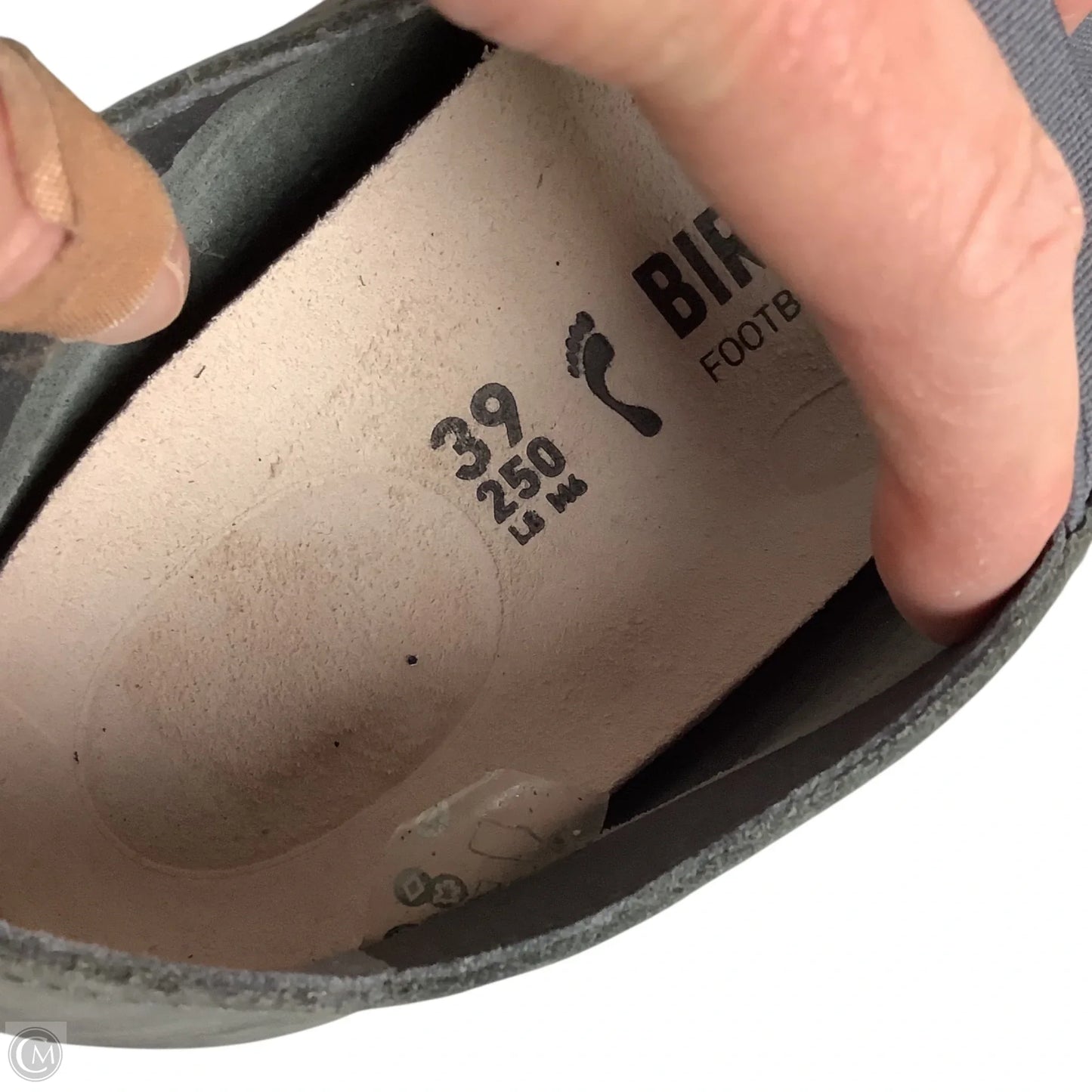 Shoes Flats By Birkenstock In Grey, Size: 8 (39)