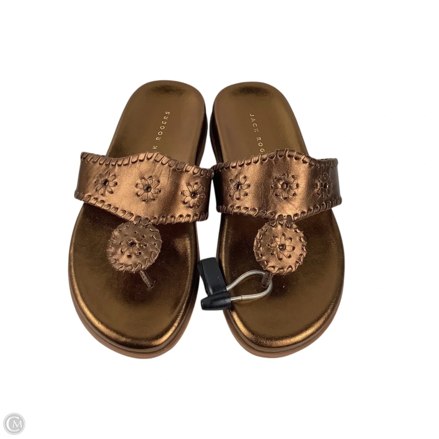Sandals Flats By Jack Rogers In Gold, Size: 6.5