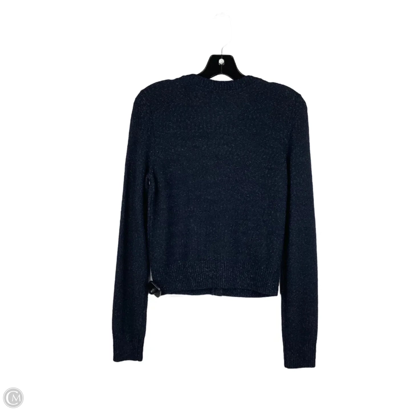 Sweater Cardigan By Ann Taylor In Navy, Size: S