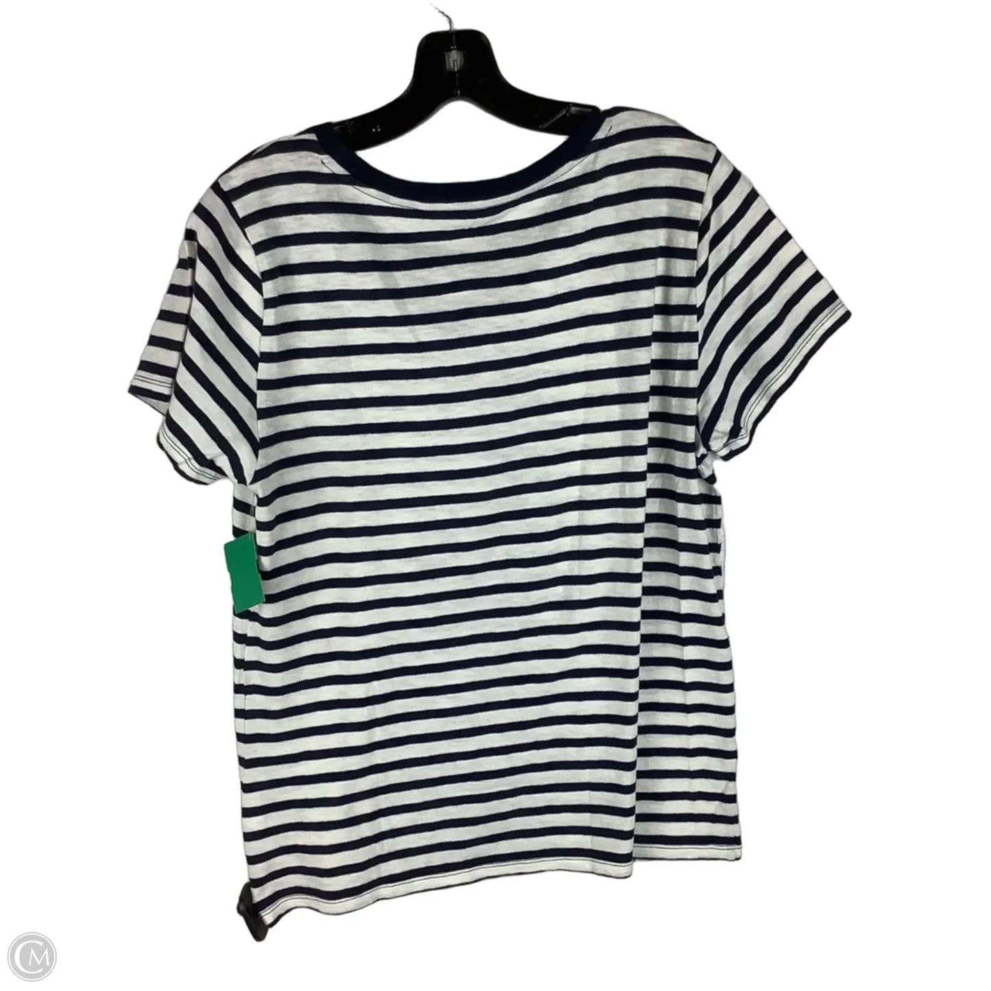 Top Short Sleeve By J. Crew In Navy, Size: L