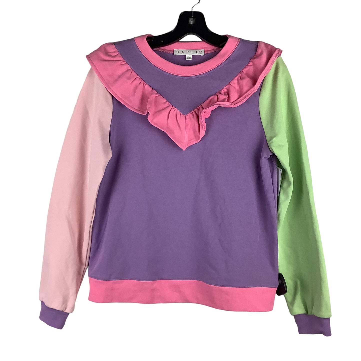 Sweatshirt Crewneck By Karlie Size: S