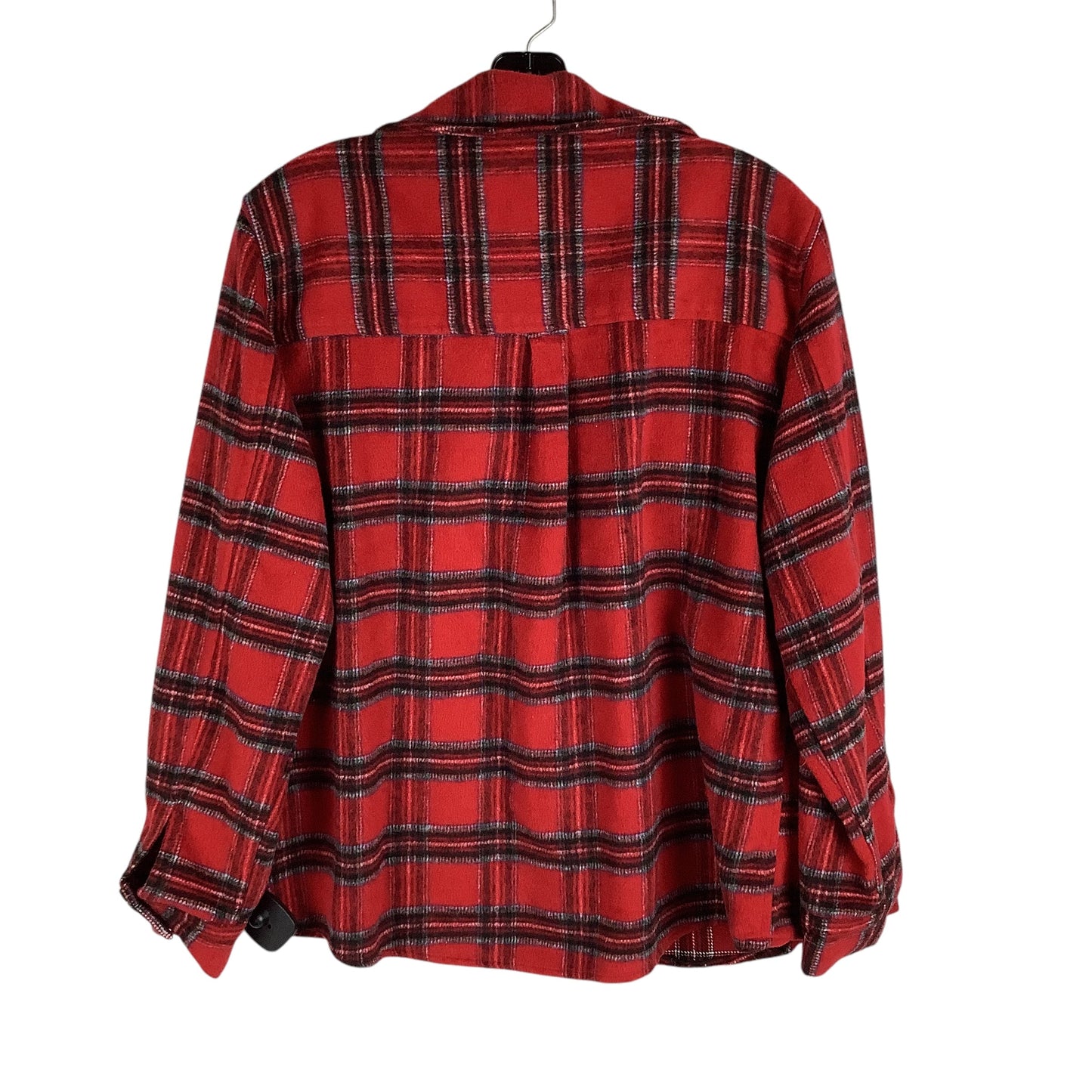 Jacket Shirt By Velvet Heart In Red, Size: M