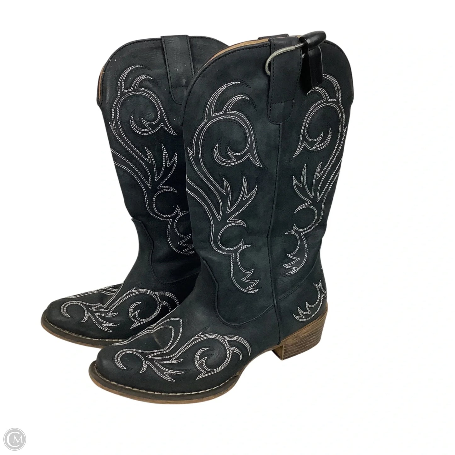 Boots Western By Roper In Black, Size: 6
