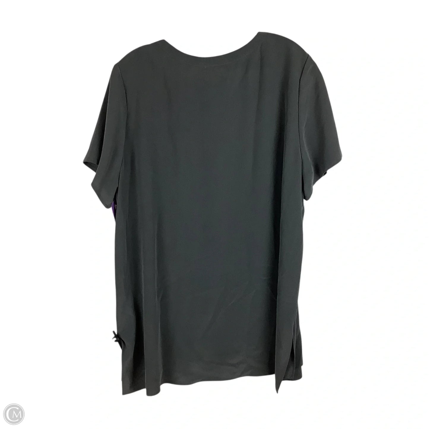 Top Short Sleeve By Clothes Mentor In Grey, Size: Xl