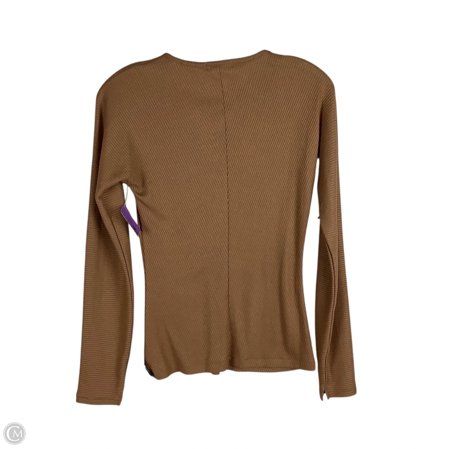 Top Long Sleeve By Rag And Bone In Brown, Size: S