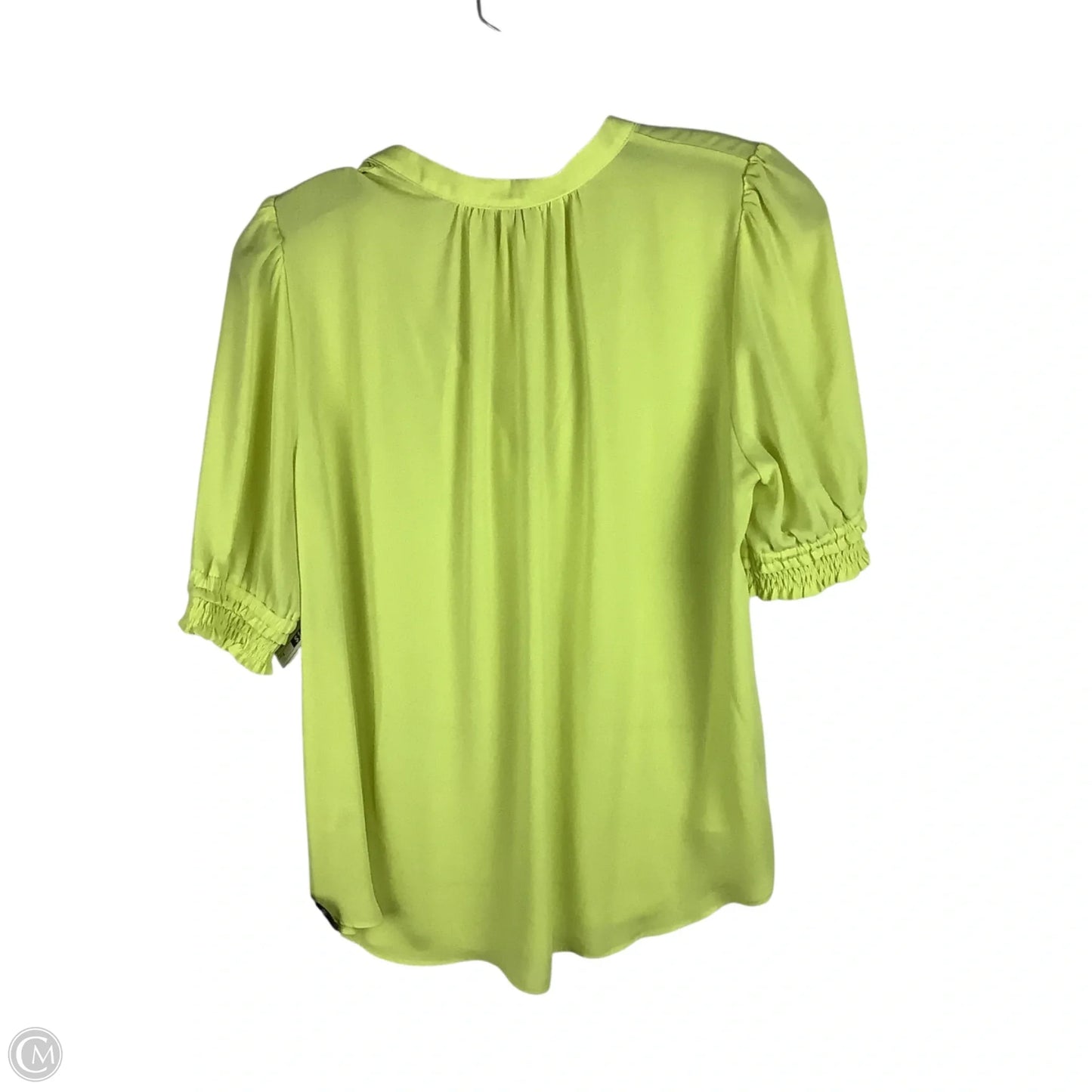 Top Short Sleeve By Current Air In Yellow, Size: S