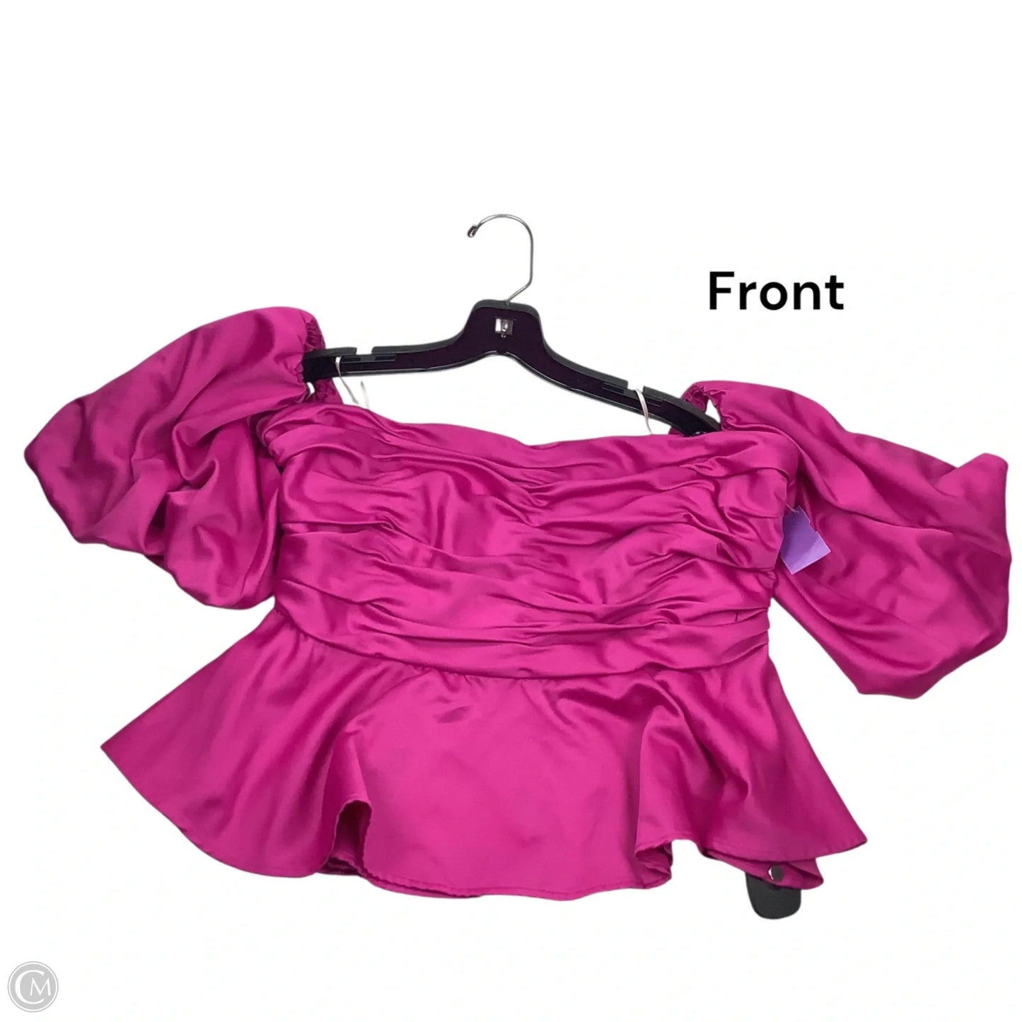 Top Short Sleeve By Amur In Pink, Size: 14