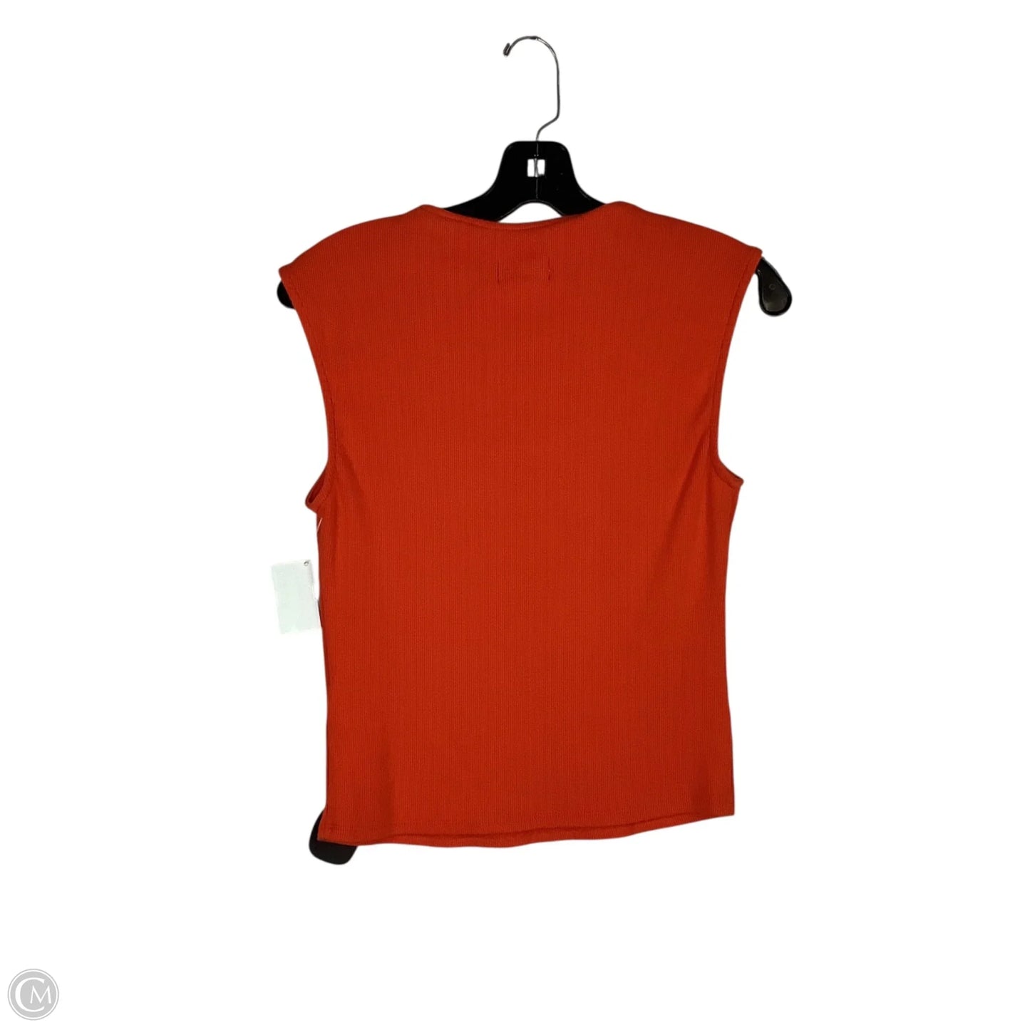 Top Short Sleeve By Maeve In Orange, Size: M