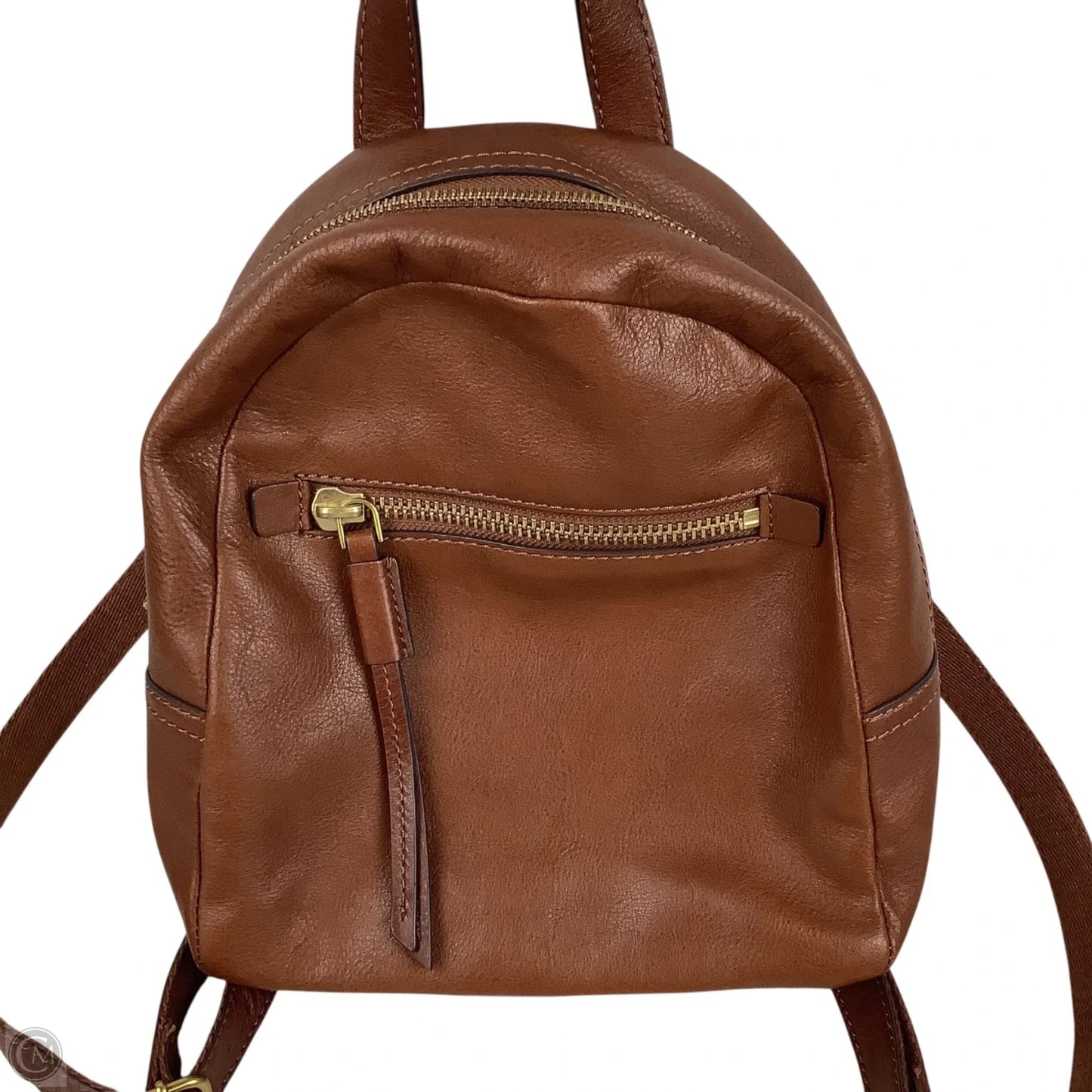 Backpack Leather By Fossil, Size: Small