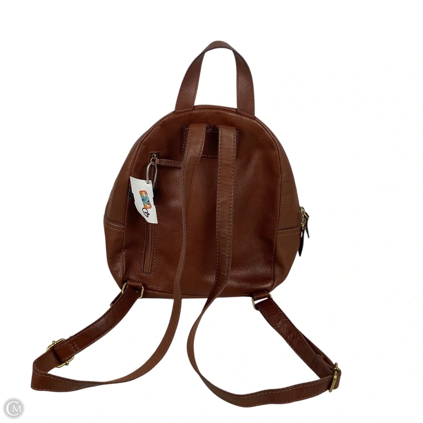 Backpack Leather By Fossil, Size: Small