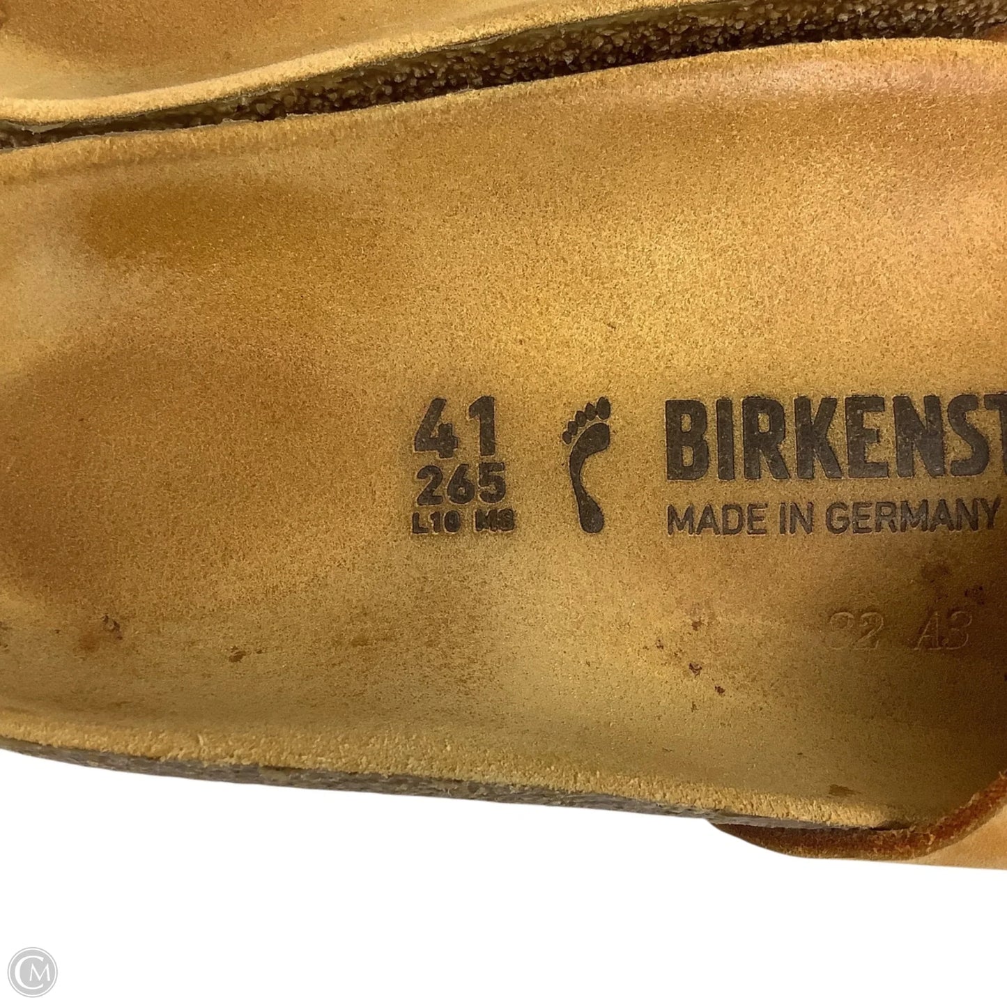 Sandals Flats By Birkenstock In Tan, Size: 10 (41)