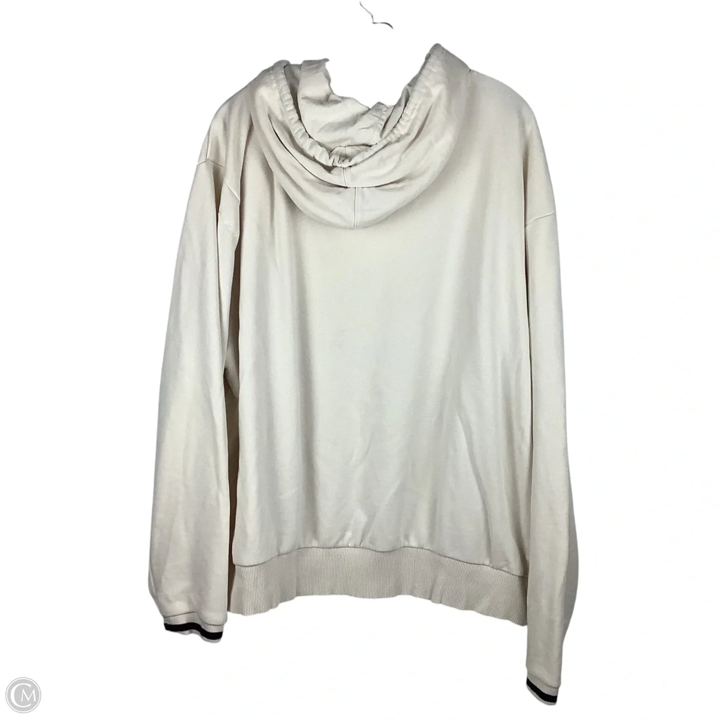 Athletic Sweatshirt Hoodie By Adidas In Cream, Size: 2x