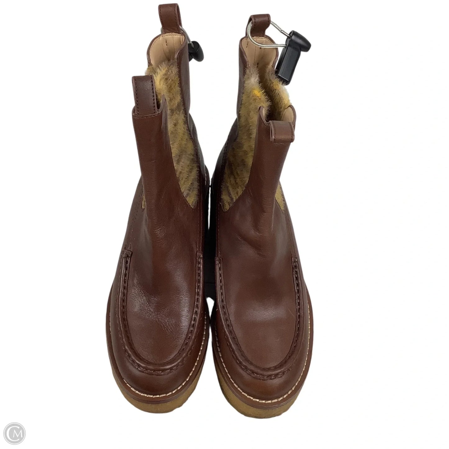 Boots Designer By Coach In Brown, Size: 8
