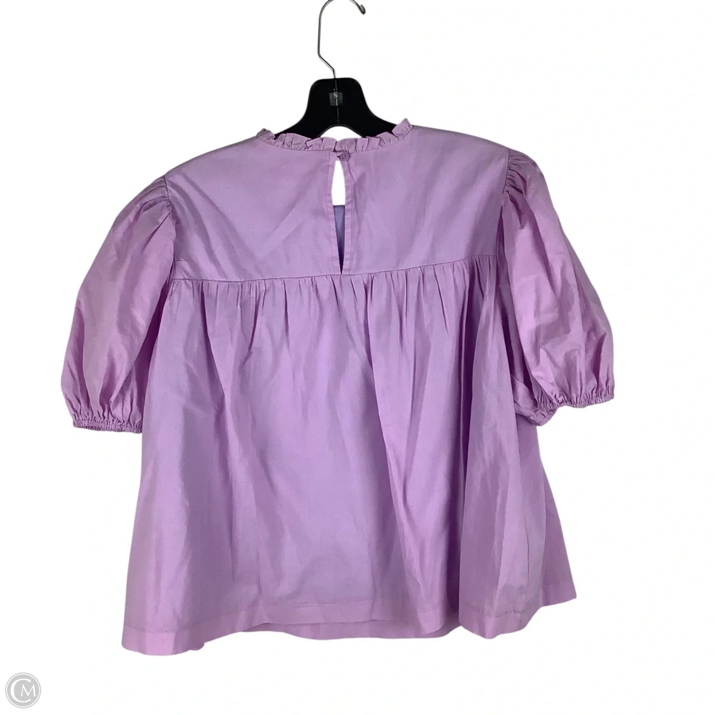 Top Short Sleeve By &merci In Purple, Size: L
