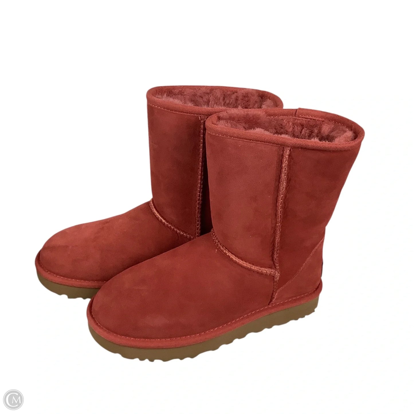 Boots Designer By Ugg In Coral, Size: 6