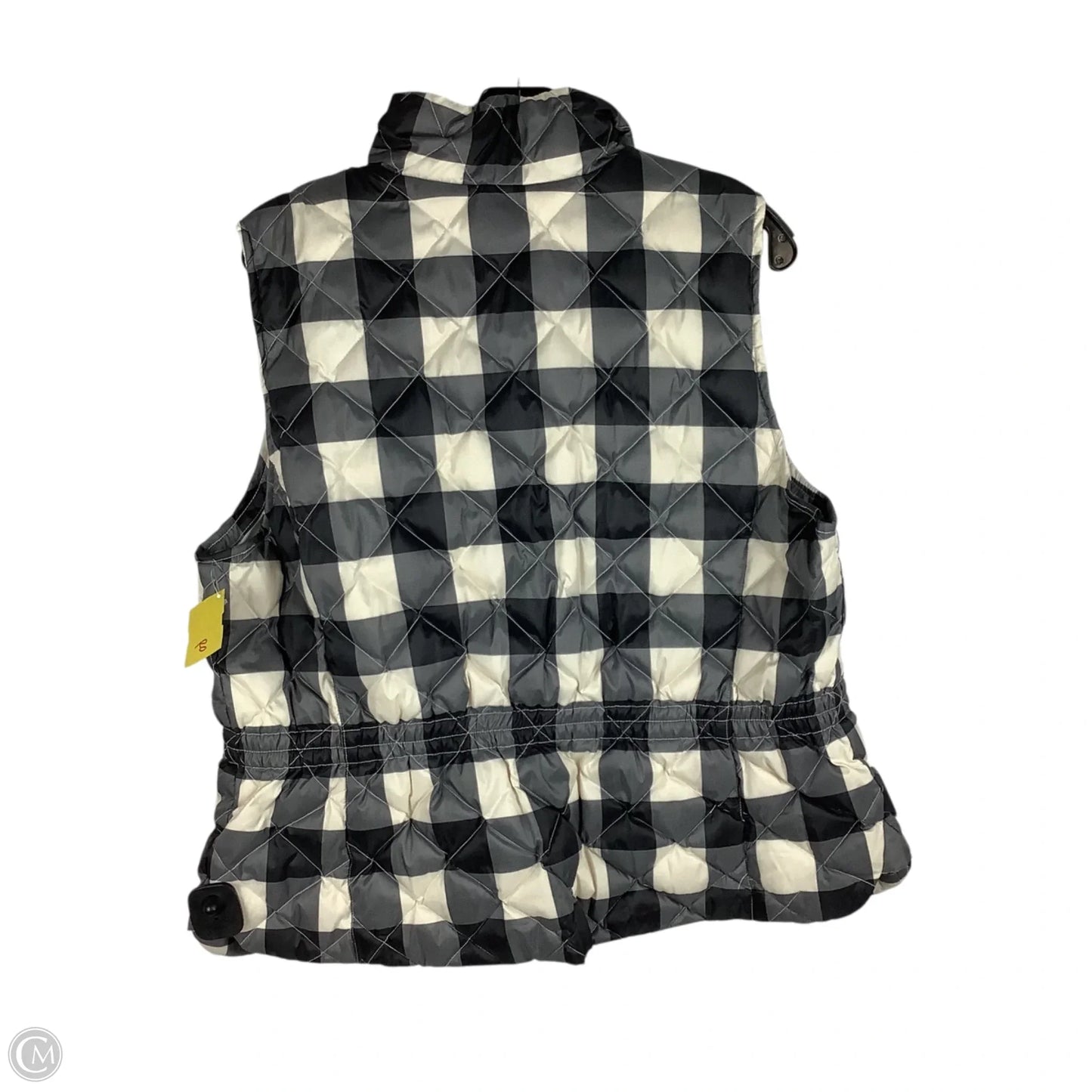 Vest Puffer & Quilted By Talbots In Plaid Pattern, Size: Xl Petite