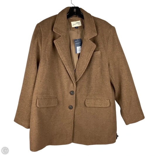 Coat Peacoat By Universal Thread In Brown, Size: Xl