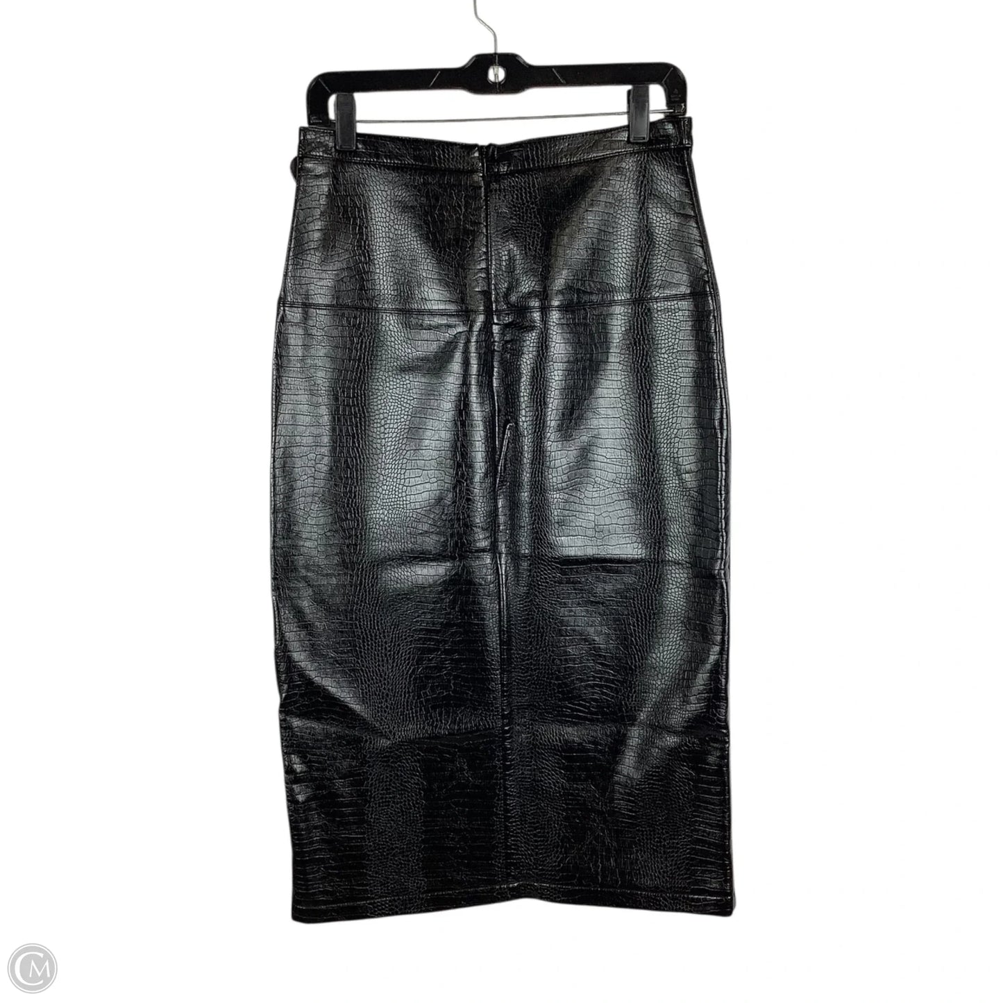 Skirt Midi By Topshop In Black, Size: 6